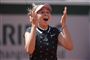 Amanda Anisimova kunne næsten ikke tro det, da hun havde sendt Simona Halep ud af French Open.