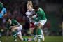 Kasper Dolberg får en irsk kærlighedserklæring under 0-0-kampen i Dublin i oktober sidste år.