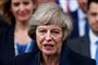 Theresa May forlader fredag officielt posten som leder af Storbritanniens konservative parti, men forbliver premierminister til en ny partileder er valgt - formentligt sidst i juli.