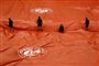 Overdækningen har været en del i brug under French Open, der har været præget af ustadigt vejr.