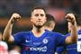 I sin sidste kamp for Chelsea scorede Eden Hazard to mål i Europa League-finalen mod Arsenal.