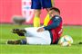 Joshua King og det norske landshold har to gange i EM-kvalifikationen sat solide føringer på 2-0 over styr og er endt med uafgjort. I marts mod Sverige og fredag aften mod Rumænien. (Arkivfoto).