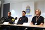 Politiet holdt tirsdag eftermiddag pressemøde i Linköping, efter at en stor eksplosion beskadigede 109 lejligheder fredag.