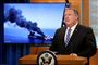 Udenrigsminister Mike Pompeo sagde torsdag ved et pressemøde i Washington, at USA mener, at Iran stod bag angreb i Omanbugten torsdag og dermed truer international fred og sikkerhed.
