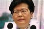 Hongkong-leder Carrie Lam ved et pressemøde. Kina støtter hende i beslutningen om at suspendere omstridt udleveringslov.