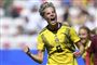 Lina Hurtig scorede Sveriges fjerde mål i søndagens 5-1-sejr over Thailand.