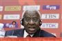 Lamine Diack er tidligere præsident i Det Internationale Atletikforbund.