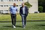Steffen Højer (til venstre) skal være assistenttræner på U21-landsholdet under spanieren Albert Capellas (til højre).