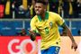 Brasiliens 22-årige angriber Gabriel Jesus scorede det afgørende mål i straffesparkskonkurrencen mod Paraguay i Copa America.