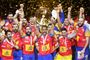 Spanien vandt, sidste gang der blev afholdt EM i herrehåndbold i 2018. (Arkivfoto)
