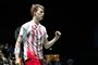 Anders Antonsen vandt singlefinalen ved European Games over franske Brice Leverdez.