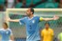 Diego Godin spillede lørdag for den uruguayanske landshold, der blev slået af Peru i kvartfinalen i Copa America.