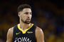 Klay Thompson har ifølge flere medier og nyhedsbureauer skrevet under på en kontrakt til en værdi af 190 millioner dollar svarende til 1,25 milliarder kroner for de næste fem år. (Arkivfoto)