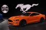 Her ses en Ford Mustang i april 2019 i et udstillingsrum i Javits Center i New York.