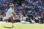 Roger Federer spillede sig videre til tredje runde i Wimbledon torsdag.