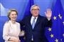 Ursula von der Leyen var torsdag i Bruxelles for at hilse på den afgående EU-kommisionsformand, Jean-Claude Juncker, som hun skal afløse.