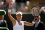 Lauren Davis leverede en af de helt store bedrifter, da amerikaneren torsdag slog Angelique Kerber, som er forsvarende mester i Wimbledon, ud af turneringen.