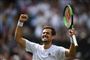 Argentinske Guido Pella er for første gang i karrieren i fjerde runde i Wimbledon, efter at han slog Kevin Anderson ud.