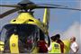 Chris Froome blev hentet i helikopter, efter at han 12. juni under en træningstur forud for en etape i Criterium du Dauphiné var ude for et grimt styrt.