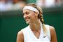 Petra Kvitova vandt i to sæt over Magda Linette fra Polen med cifrene 6-3, 6-2.