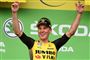 Mike Teunissen slog Peter Sagan og Caleb Ewan i spurten i Bruxelles. Dylan Groenewegens loyale hjælper kører søndag i den gule førertrøje.