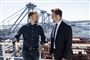 Erhvervsminister, Simon Kollerup (til højre), og Aarhus' borgmester, Jacob Bundsgaard (til venstre), besøgte sammen med administrerende direktør i Danske Rederier, Anne H. Steffensen, containerskibet "Milan Mærsk" i anledning af, at Danmark nu er verdens femtestørste søfartsnation.