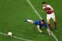 Laurent Koscielny (i rødt) er havnet i problemer i Arsenal. (Arkivfoto).