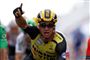 Dylan Groenewegen (Jumbo-Visma) vand 7. etape foran Caleb Ewan (Lotto-Soudal) og Peter Sagan (Bora).
