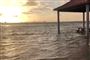 I delstaten Mississippi stod havnefronten ved Long Beach allerede under vand fredag på grund af den tropiske storm Barry, der var på vej mod det sydlige USA.