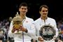 Novak Djokovic og Roger Federer mødte senest hinanden i Wimbledon i 2015-finalen, som serberen vandt i fire sæt.