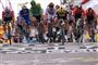 Caleb Ewan (yderst til venstre) havde inden 8. etape en andenplads og to tredjepladser på sprinteretaper i årets Tour de France. I årets Giro d'Italia vandt han to etaper.