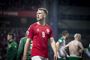 Nicolai Jørgensen ses her under EM-kvalifikationskampen mod Irland i juni. Her lykkedes det ikke for angriberen at få scoret.