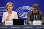- For to uger siden kunne jeg slet ikke forestille mig, at vi ville nå hertil, siger Ursula von der Leyen på et pressemøde i Strasbourg, hvor EU-Parlamentet tirsdag har godkendt hende som formand for Europa-Kommissionen.