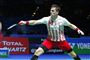 Hans-Kristian Vittinghus var undervejs i kampen bagud med 0-11 i andet sæt.