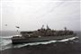 Det amerikanske krigsskib "USS Boxer" har torsdag ødelagt en iransk drone, der nærmede sig skibet. Billedet er fra 14. juli og viser skibet "USS Boxer".