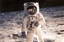 Den 21. juli 1969 klokken 03.56 dansk tid da Nasa-astronauten Neil Armstrong som det allerførste menneske satte fod på månen. (Arkivfoto)