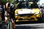 Belgieren Wout van Aert havde gang i en god enkeltstart fredag, før han styrtede og måtte udgå af Tour de France.