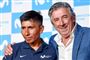 Teammanager Eusebio Unzue (til højre) forventer, at Nairo Quintana (til venstre) snart er fortid hos det spanske cykelhold Movistar.