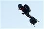 Sådan så det ud, da opfinderen Franky Zapata torsdag formiddag kastede sig ud i et forsøg på at krydse Den Engelske Kanal på sit flyboard.