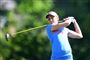 Nicole Broch Larsen leverede stabilt spil i det meste af tredje runde i British Open, men hun sluttede af med at lave to dobbeltbogeys i løbet af de fire sidste huller.