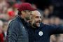 Liverpool-manager Jürgen Klopp (til venstre) har været med til at vinde fem Super Cup-titler i Tyskland. I England bliver den spillet under navnet Community Shield, og Klopp vil meget gerne vinde titlen for første gang i sin karriere. Modstanderen bliver dog hård, fordi det er imod de engelske mestre fra Manchester City og manager Josep Guardiola. (Arkivfoto)