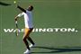 Nick Kyrgios server til Medvedev under finalen i ATP-turneringen Citi Open i Washington. Med sejren forbedrer han sin imponerende statistik mod tennistoppen.