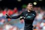 Simon Mignolet skifter til Club Brügge i hjemlandet Belgien. Her ses han varme op før en venskabskamp mellem Liverpool og Napoli i slutningen af juli.