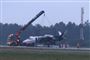 Et privatfly gik i brand natten til tirsdag, da det landede i Aarhus Lufthavn. Ingen kom til skade.