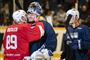 Mikkel Bødker snørede smart Frederik Andersen i semifinalen på det afgørende straffeslag ved velgørenhedsstævnet Hockey Stars i Rødovre Centrum Arena.