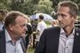 V-formand Lars Løkke Rasmussen og næstformand Kristian Jensen har været uenige om, hvilke regeringsmuligheder Venstre skal afsøge. Trods uroen ser Venstre ud til at få fremgang. (Arkivfoto)