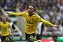 Arsenals Pierre-Emerick Aubameyang kom flyvende fra start som målscorer ude mod Newcastle i sæsonens første ligakamp for London-klubben.