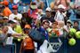 Andy Murray forlader banen efter sit nederlag mandag til Richard Gasquet i Cincinnati Masters. Det var Murrays første singlekamp, siden han i januar tabte i første runde af Australian Open og efterfølgende gennemgik en hofteoperation.
