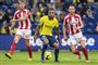 Patrick Olsen (th) og AaB måtte tage fra Brøndby uden point i 3F Superligaen søndag.
