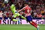 Alvaro Morata headede Atlético Madrid foran 1-0 hjemme mod Getafe sent søndag.